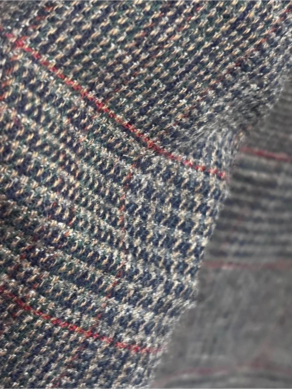 Pendleton 100% Virgin Wool Plaid Scarf Made in USA Fringe